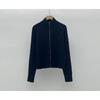 Winter Twisted Cable Knit High Neck Zipper Cardigan - Age-Reducing, Versatile Outerwear