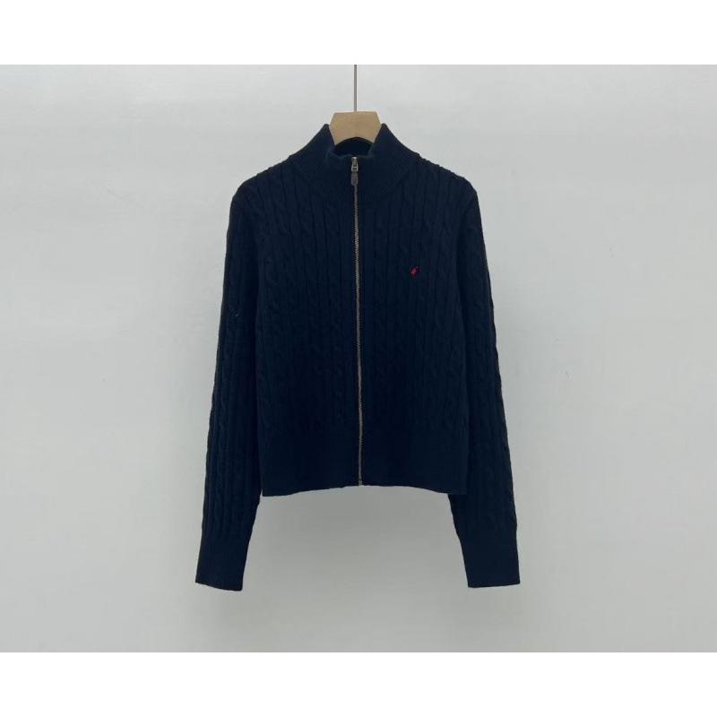 Winter Twisted Cable Knit High Neck Zipper Cardigan - Age-Reducing, Versatile Outerwear