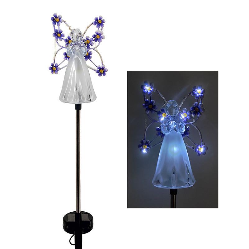 Solar Garden Angel Light With Waterproof For Lawn And Pathway Decor