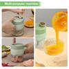 4 in 1 Handheld Electric Vegetable Cutter Set Kitchen Tools For Garlic Pepper Chili Onion Celery Ginger Meat With Brush Salad