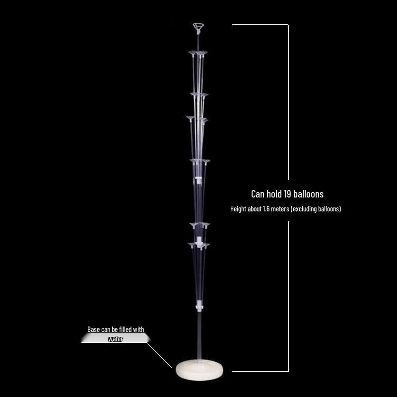 Transparent Balloon Display Stand for Events and Weddings