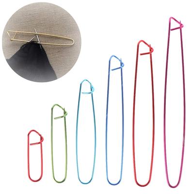 6 stücke Marker Stich Halter Nadel Clip Sicherheit Pins Stricken Häkeln Weben Werkzeug