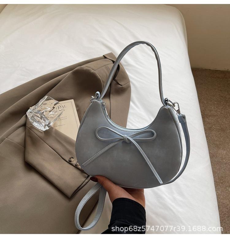 Underarm bag women's 2025 new messenger bag high sense popular casual versatile shoulder bag spring crescent bag