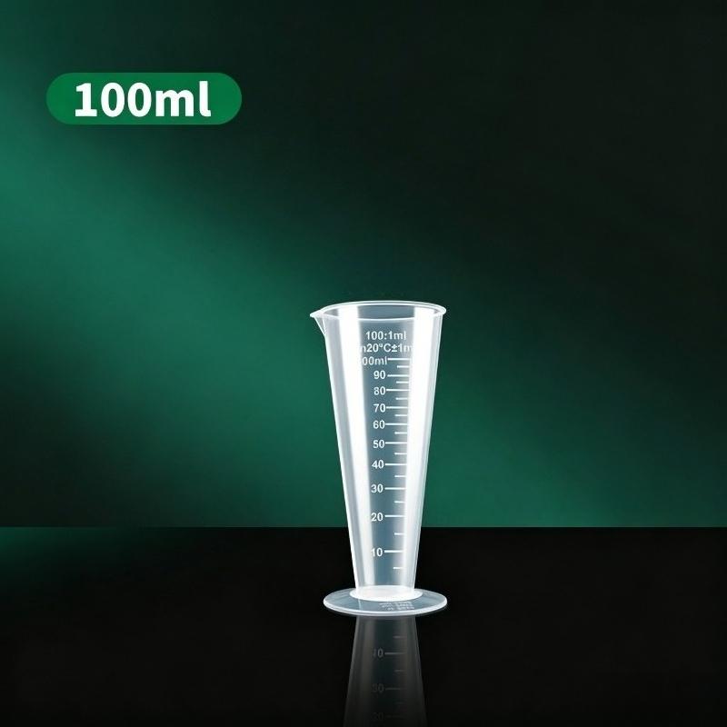 100ml Plastic Measuring Cup with Scale, Food-Grade BPA-Free, Small Liquid Measuring Tool for Kitchen Restaurant, Food Scale