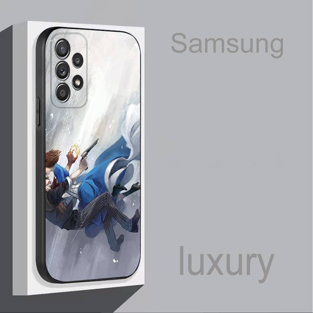 

B-Bioshock-k I-Infinite Game For Samsung S 25,24,23,22,30,21,10,9,Ultra,Plus,Lite,FE,4,5G Phone Case Black Soft Case SamsungS24plus