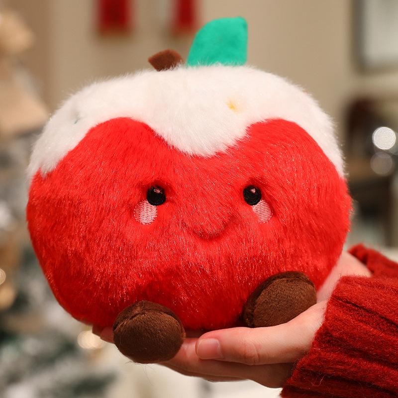 Adorable Merry Xmas Plush Toy Holiday Present Stuffed Gentle Santa Claus Gingerbread Man Sock Bell Tiny Xmas Tree Home Decor