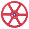 1 4 7 Inch Nab Aluminum Metal Reel 6 Holes Universal Sound Tape Empty Take Up Reel To Reel Small Hub Red