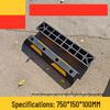 Rubber and Plastic Wheel Stopper for Parking Spaces
