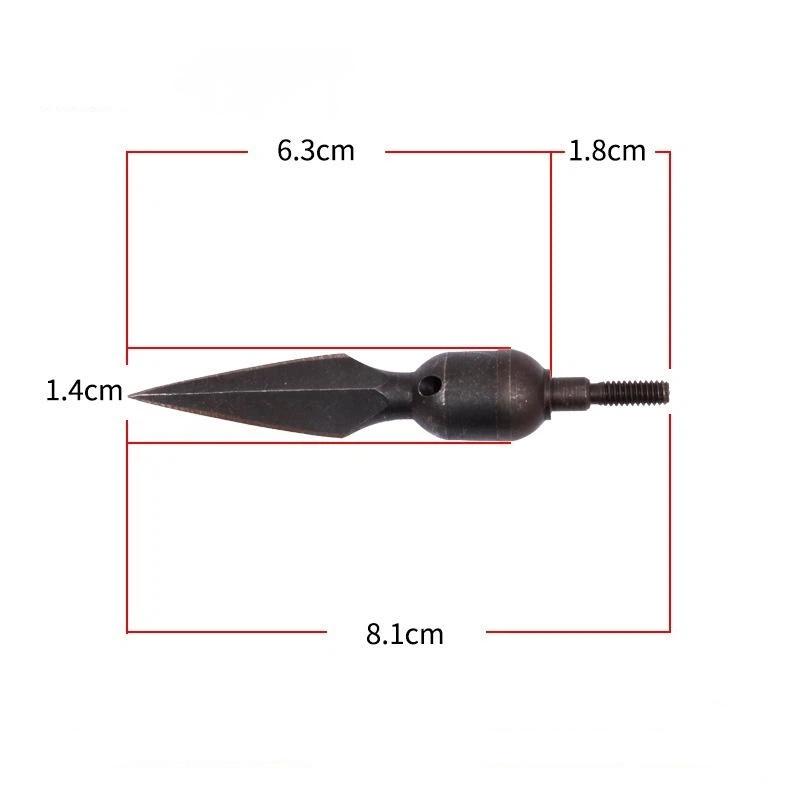 Compound Bow Arrow Tips Stainless Steel Replaceable Head Multi Styles Archery Training And Outdoor Use
