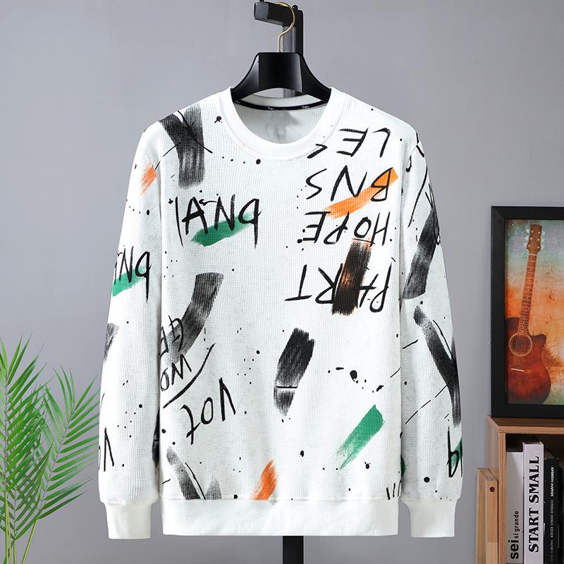 2021 Men's Plus Size Casual Crew Neck Sweatshirt - Spring/Autumn Trend