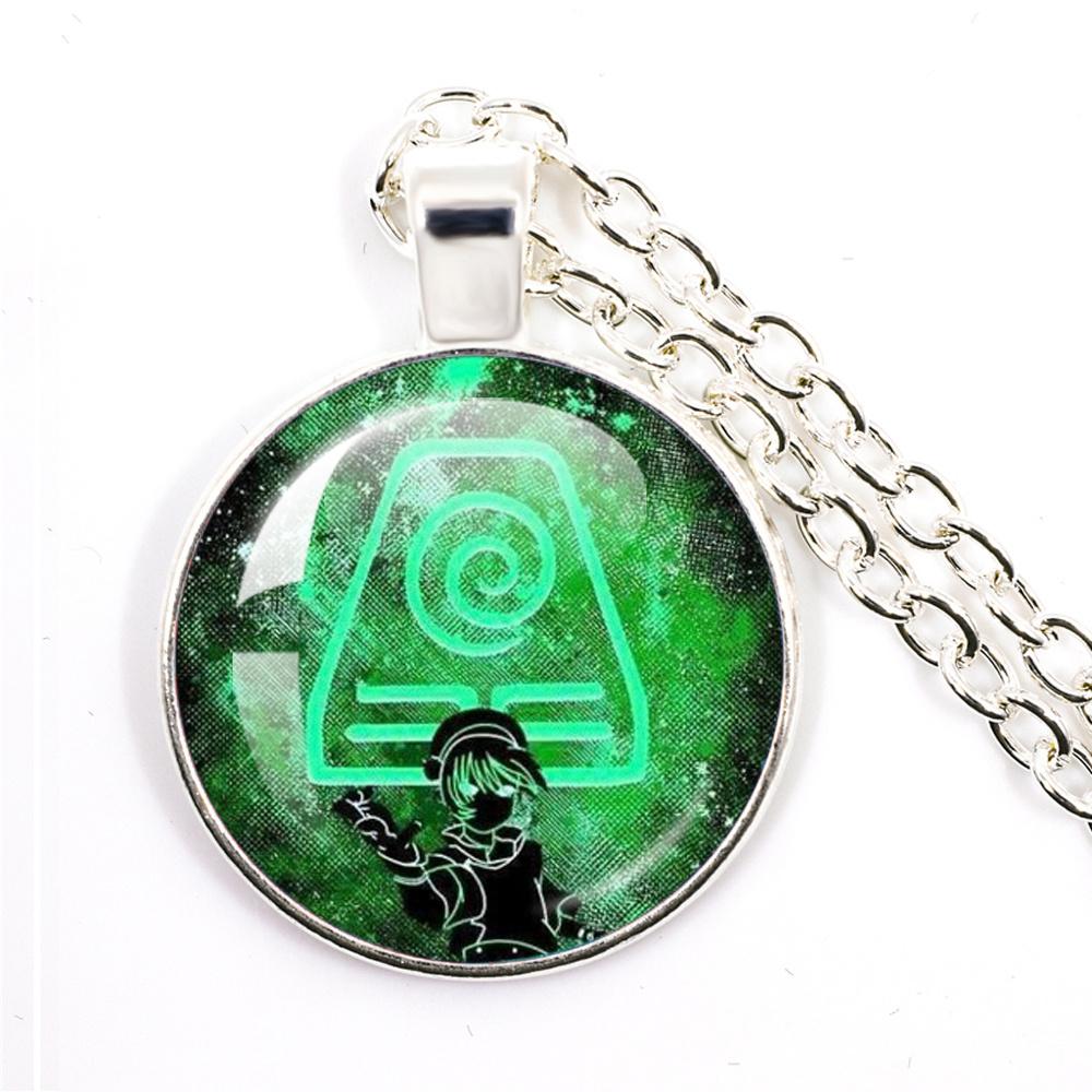 אנימה האוואטר: כשף האוויר האחרון שבט האש והמים יסודות המים אדמה אש ואוויר כיפה זכוכית קבושון שרשרת מתנה