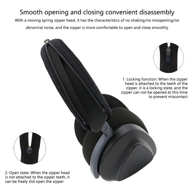 Stirnbandbezug Kopfhörerbügelschutz für ROG II Headsets Atmungsaktives Mesh-Gewebe Stirnbandschutz