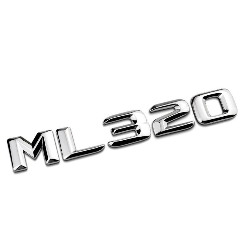 

3D ABS Наклейка-емблема на задню кришку багажника автомобіля ML 300 320 350 400 500 Логотип для ML300 ML350 W166 W163 W164 Аксесуари
