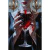 Dark Fantasy Romantic Gothic Vampire Queen Horror Blood Poster Print Wall Art Pictures Canvas Painting Living Room Home Decor