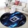 Hamburger SV Round Area Rug,Carpet Rug for Living Room Bedroom Sofa Playroom Decor,Non-slip Floor Mat