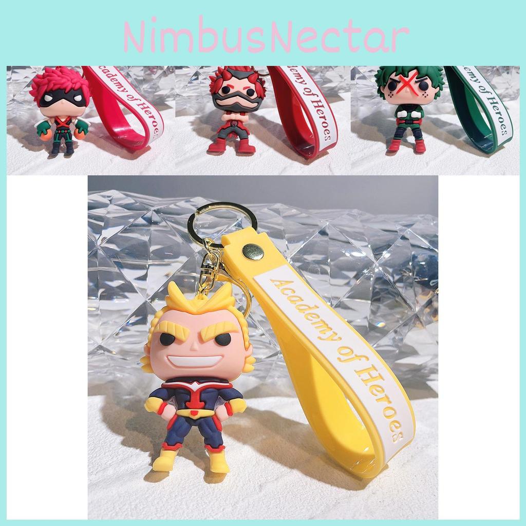 My Hero Academia Keychain Figure Cute Deku Bakugo Shoto Kirishima All Might