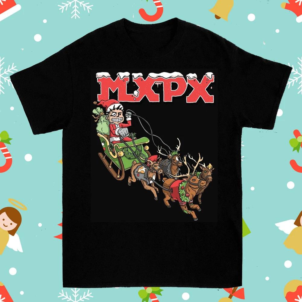 Mxpx Band Christmas Classic T-shirt Cotton unisex Tee All Sizes BO736 XL