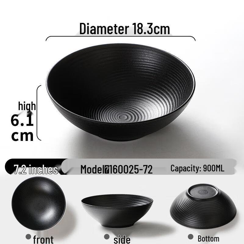 JIJUN High-Temperature Melamine Noodle Bowl