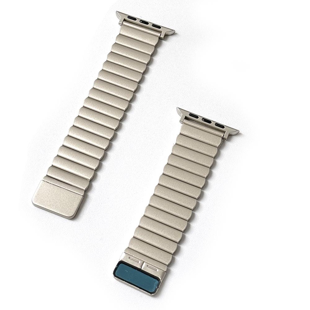 

Watch Band for Apple Watch Series 10 42mm/9 8 7 41mm/SE (2023) SE (2022) SE 6 5 4 40mm/3 2 1 38mm Magnetic Watchband Strap Starlight