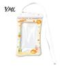 Touch Screen Water Bag Cute Waterproof Phone Pouch with Floating Airbag And Lanyard, Clear PVC Cellphone Dry for Swimming Beach Portable Case