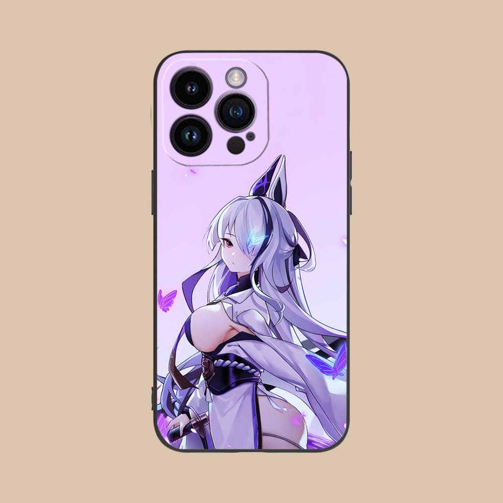 Azur Lane Unzen Matte TPU Mobile Phone Case for iPhone 17 16 15 14 13 12 11 X XR XS 8 7 Air Pro Max Plus Mini Colorful Cover