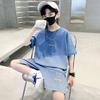 Boys' Summer Two-Piece Outfit Children's Short-Sleeved Street Style Two-piece Set