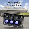 24V 12V Switch Panel LED Light Toggle Car Fuse Protection Automotive Accessories for Boat Marine Truck Trailer Camper Caravan RV