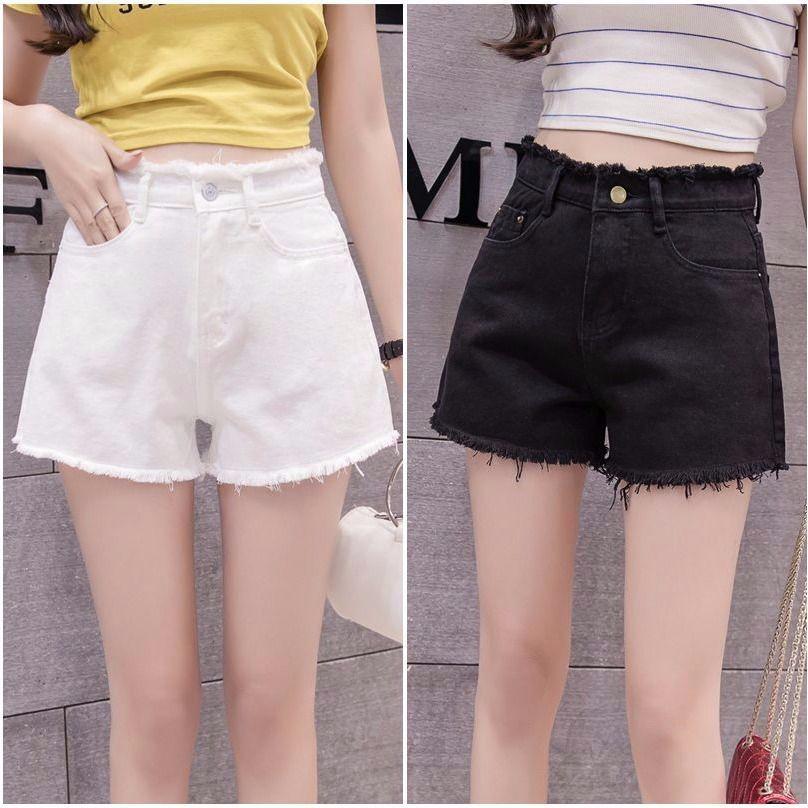 

Summer 2026 Korean Style Age-Defying A-Line Denim Shorts for Women: Slimming, Loose-Fit, High-Waisted Large темно-синий