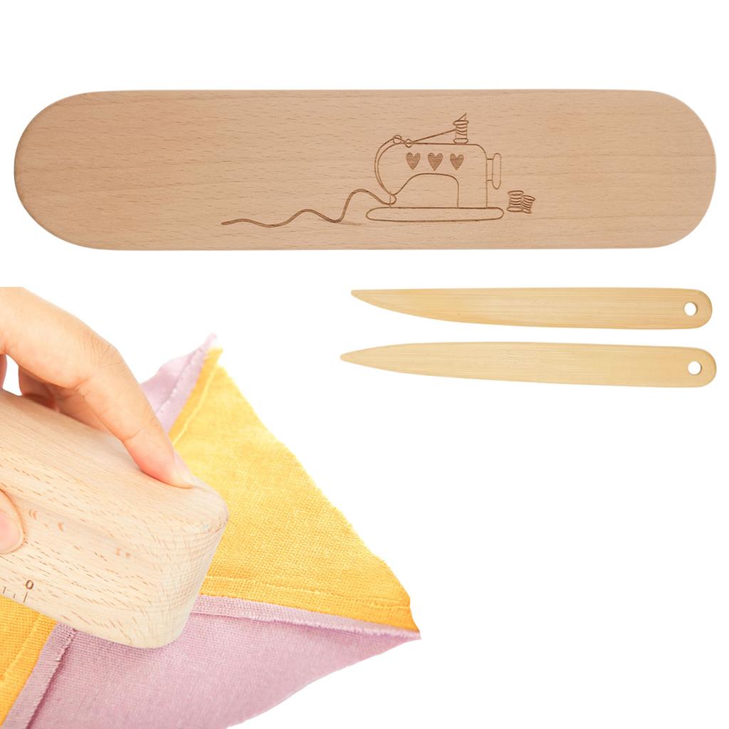 Tailors Clapper For Ironing Sewing Accessories Pressing Block In Durable Smooth Hardwood Protective Ironing Mesh Sewing Suplies