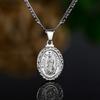 Men'S Items, Personalized Trend Day Chain, Oval Listing Pendant, Character Necklace.