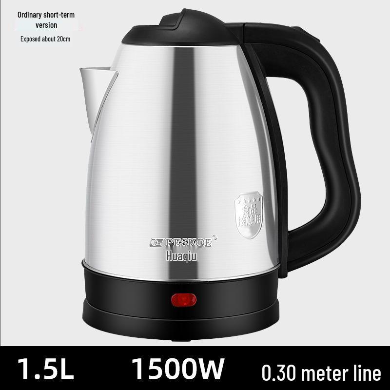 

Electric Stainless Steel Insulated Kettle for Home, Dorm, and Hotel Use
