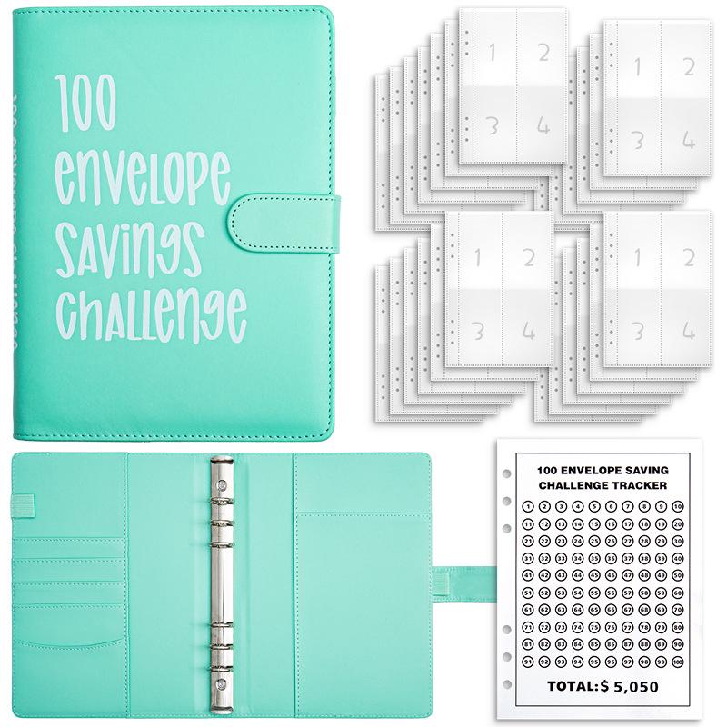 100-Day Envelope Savings Challenge: Cash Planner & Tracker
