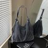 Denim Bag For Women With Zipper Closure And Inner Pockets For Daily