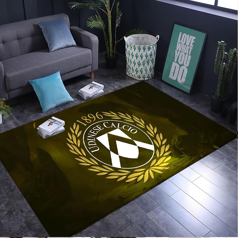 1PC rug Udinese-Calcio Crest Design Carpet, Chair Rug,Area Rug for Office Bedroom living rooms bedroom, Doormat decor Christmas fan gifts
