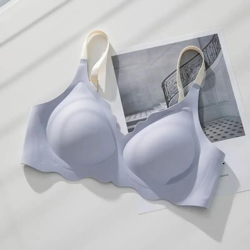 Crystal Jelly Seamless One-Piece Sports Bra: Thin, Anti-Sag, Wire-Free, Beautiful Back, Small Chest Support