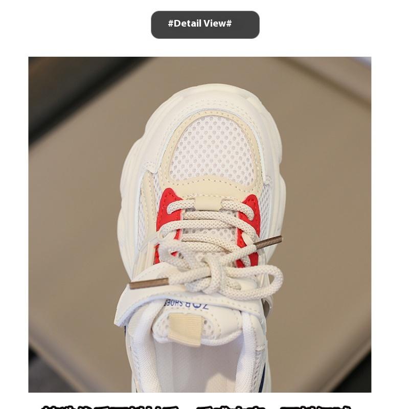 New Spring and Autumn Children's Mesh Boys and Girls Comfortable Soft Sole Running Shoes