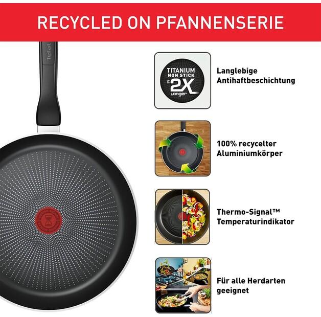 Tefal Wok Pan Made from Recycled Materials 28 Cm (C29719)