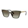 Stylish and Unique Design Injected Acetate Square Sunglasses Women's Olive Green