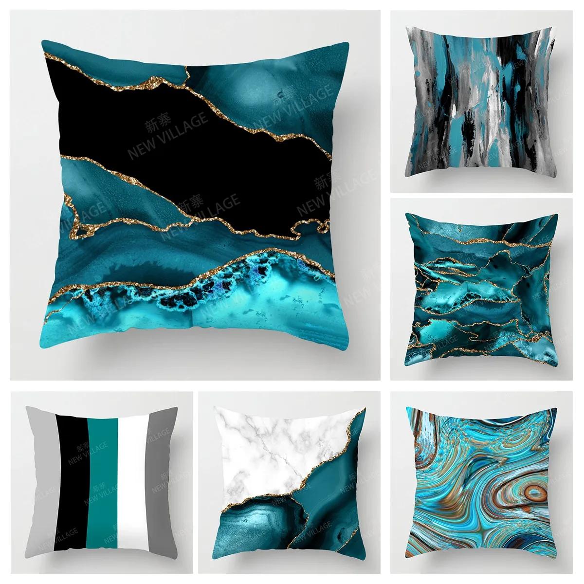 Creative Homewares Unisex Green Modern Abstract Cushion Cover Home Decor Pillow Cover Sofa Throw Pillow Cover 45X45 40X40 50X50 60X60