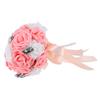 Bridal Bouquet PE Artificial Flowers Bunch for Wedding Stage Office Home Decoration