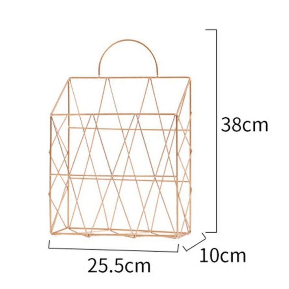 Iron Heavy Duty for Office Home Newspaper Holder Bookshelf Desktop Organizer Rack File Holder