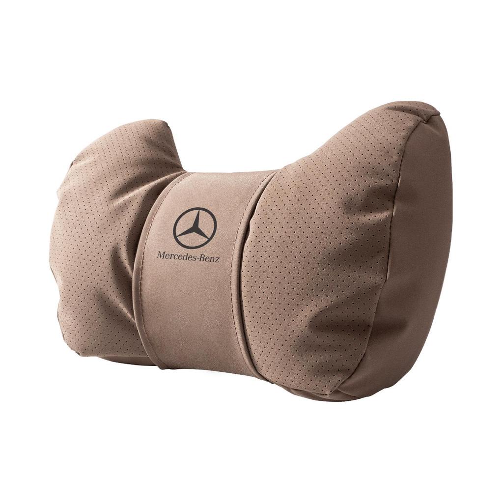 Compatible Mercedes-Benz Neck Support Pillow & Lumbar Cushion for E-Class, C-Class, GLC, GLB, E300L, C260L - Interior Decor Upgrade.