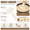PP Pizza Dough Docker Spiked Rolling Head Pastry Roller Portable Cake Hole Punch  Pie Crust