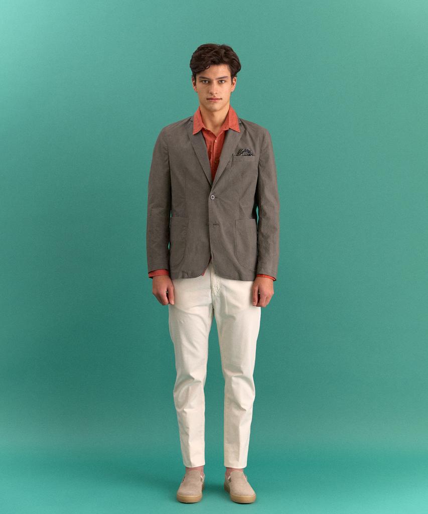 Panicale Charcoal Plant-Dyed Cotton Jacket