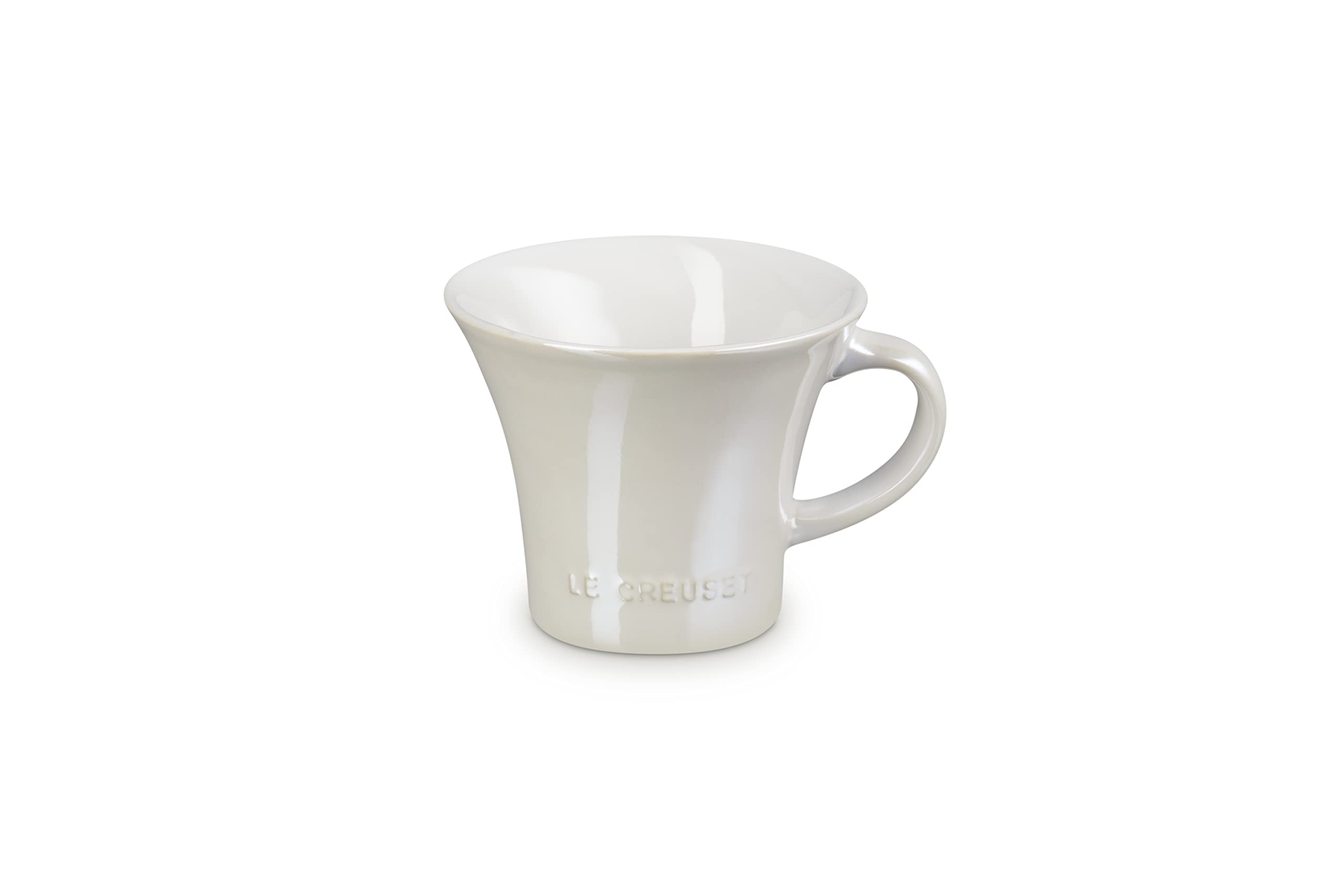 

Le Creuset Bouquet Mug, White Lustre, Mother s Day Gift, Heat and Cold Resistant, Microwave and Oven Safe [Official Japanese Product]