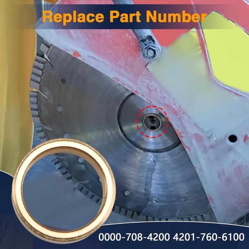 20mm Arbor Reducers Rings Vibration Reduction Bushings Blade Arbor Adapters Bushings, 1inch Hole To 20mm Reducers Rings