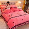 Four-Piece Set Of High-Gram Milk Fleece,4-Pcs Set Of Thickened Milk Fleece,4-Pcs Set Of Maternal And Infant Grade Farley Fleece, Class A