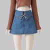 Fashion Off Shoulder Top T-shirt Mini Princess Skirt Clothes for 1/4 BJD 45cm Dolls