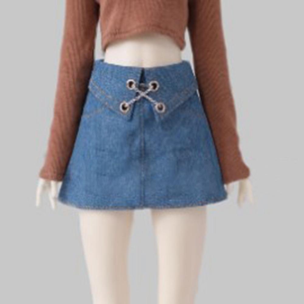 Fashion Off Shoulder Top T-shirt Mini Princess Skirt Clothes for 1/4 BJD 45cm Dolls
