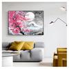 Japan Canvas Painting Posters Prints Quadros Wall Art Picture Living Room Home Decor Cuadros Mount Fuji Cherry Blossom Landscape
